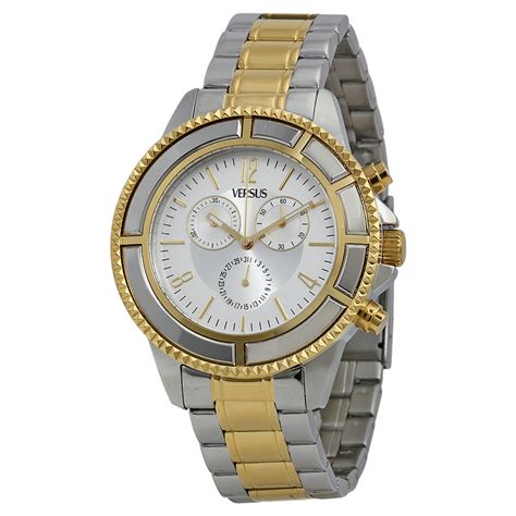 versus versace two tone white dial tokyo watch|Versus Versace Tokyo R Collection Luxury Mens Watch .